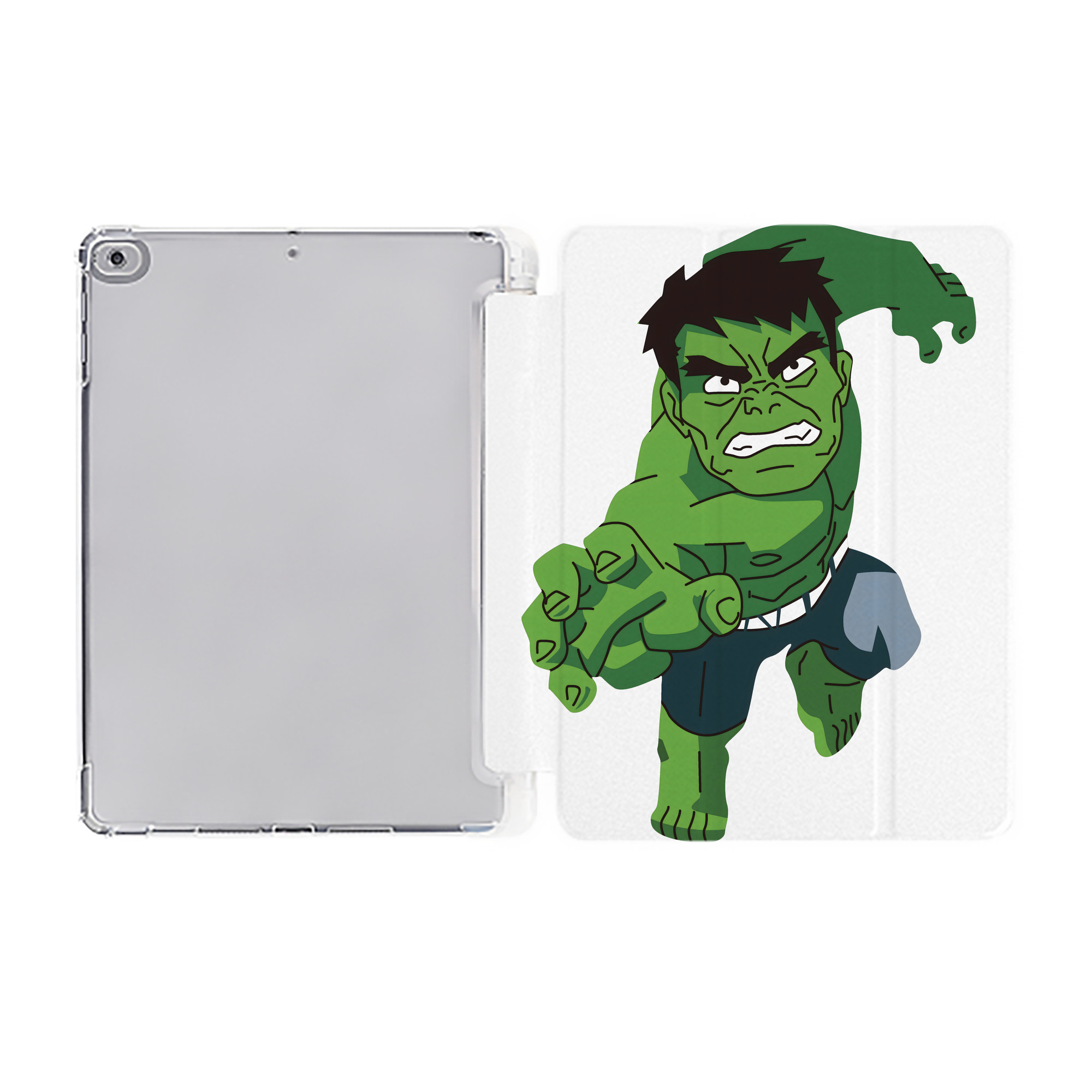 （画像用） アベンジャーズ The Avengers IPad ケース ペン収納付き 三つ折りスタンド PUレザー×シリコン 対応機種9.5/10.5/10.9インチ